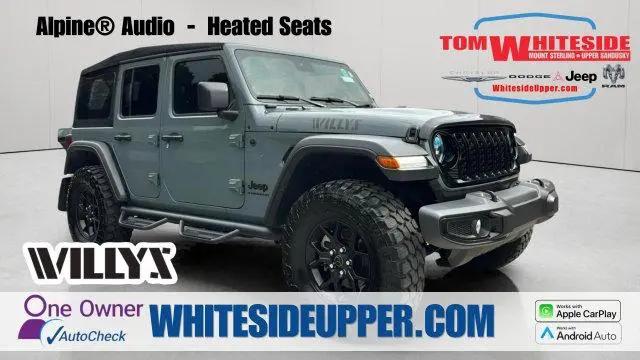 2024 Jeep Wrangler 4-Door Willys 4x4 for sale in Upper Sandusky, OH