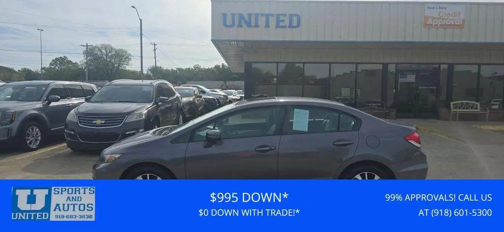 2015 Honda Civic EX for sale in Muskogee, OK