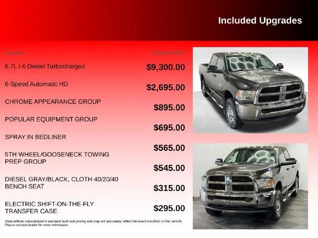 2018 Ram 3500 Tradesman Crew Cab 4x4 64 Box