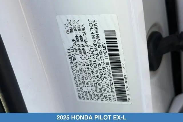 2025 Honda Pilot EX-L
