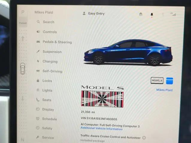 2022 Tesla Model S Plaid Tri Motor All-Wheel Drive