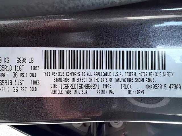 2019 Ram 1500 Laramie Quad Cab 4x2 64 Box