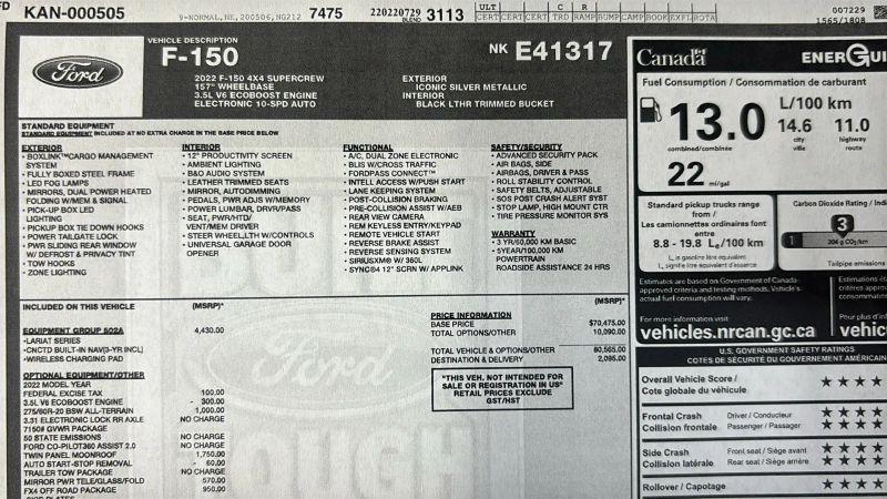2022 Ford F-150 LARIAT