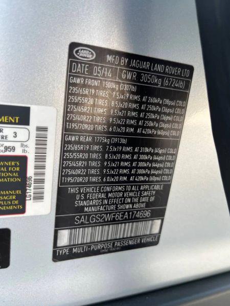 2014 Land Rover Range Rover 3.0L V6 Supercharged HSE