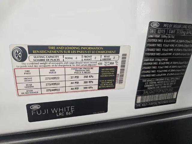 2015 Land Rover Range Rover 5.0L V8 Supercharged Autobiography