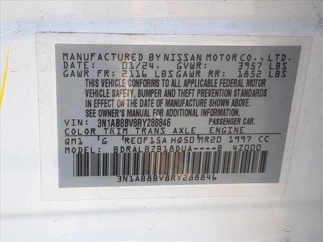 Used 2024 Nissan Sentra S Xtronic CVT Front Wheel Drive Sedan