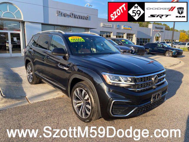 2022 Volkswagen Atlas 3.6L V6 SEL Premium R-Line for sale in Highland, MI