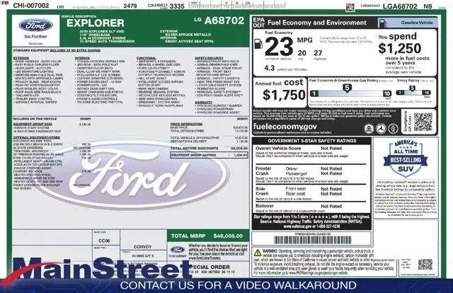 2020 Ford Explorer XLT for sale in Lansing, KS