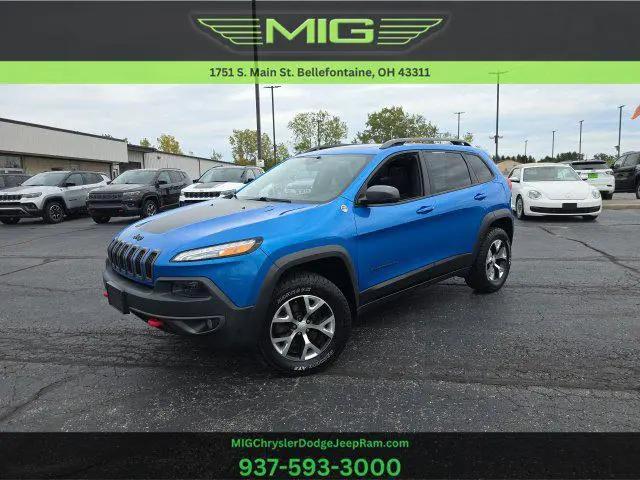 2018 Jeep Cherokee Trailhawk 4x4 for sale near Bellefontaine, OH