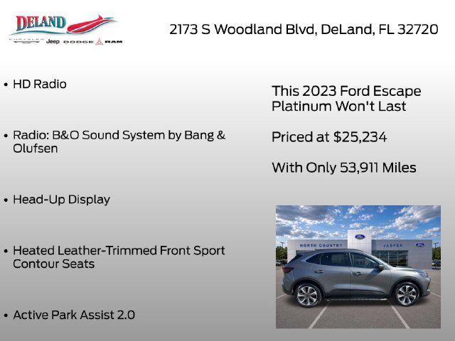 2023 Ford Escape Platinum