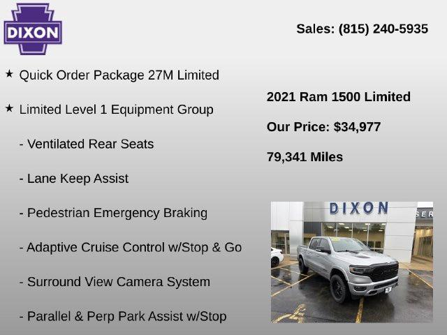2021 Ram 1500 Limited Crew Cab 4x4 57 Box