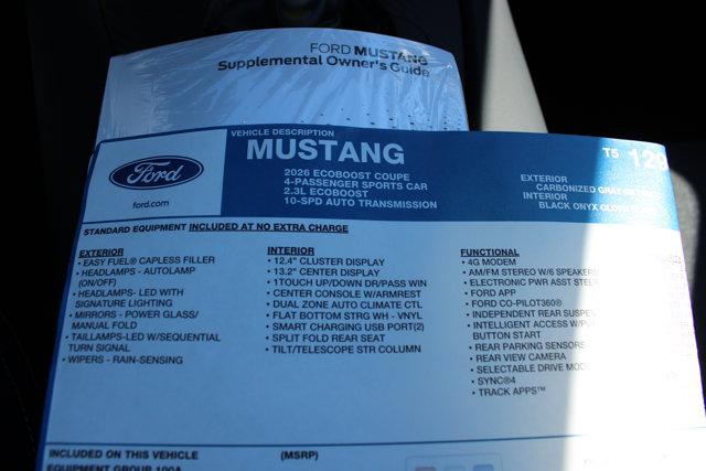 2026 Ford Mustang EcoBoost Fastback
