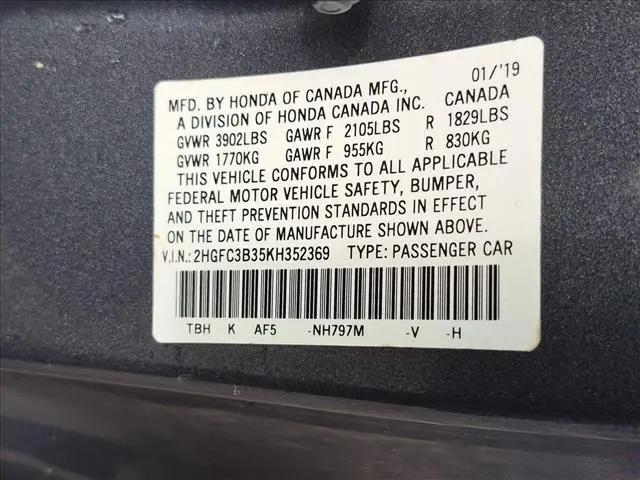 2019 Honda Civic EX