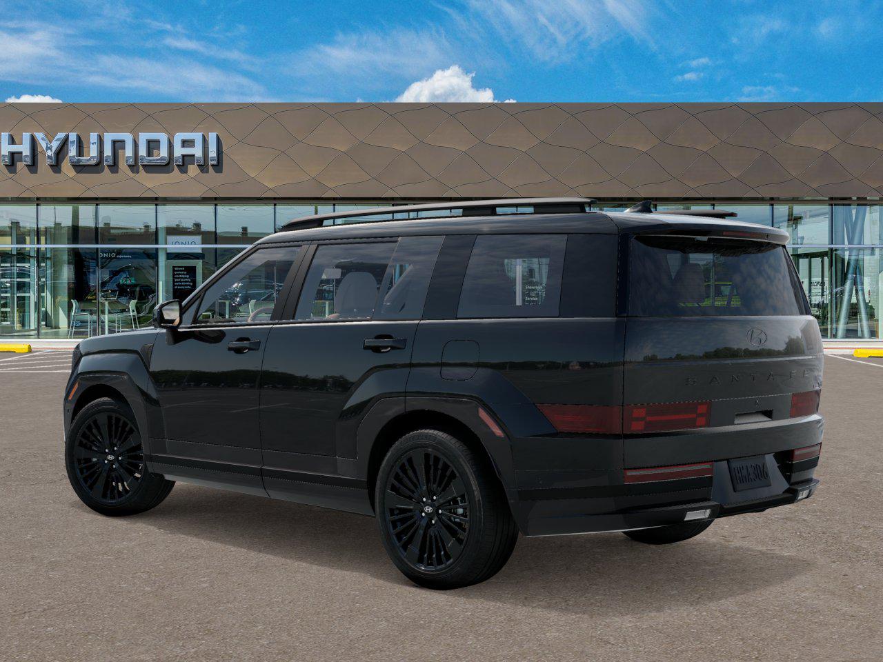 New Phantom Black 2027 Hyundai Santa Fe Hybrid Calligraphy for