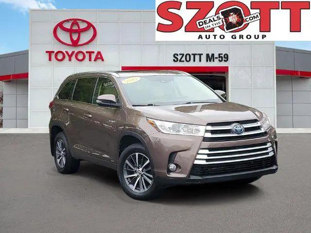 2017 Toyota Highlander Hybrid XLE for sale in Waterford, MI