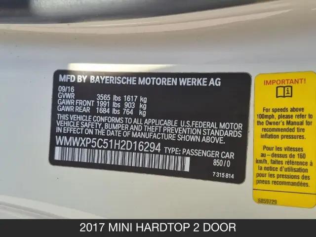 2017 MINI Hardtop Cooper