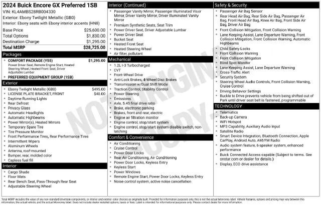 2024 Buick Encore GX Preferred FWD