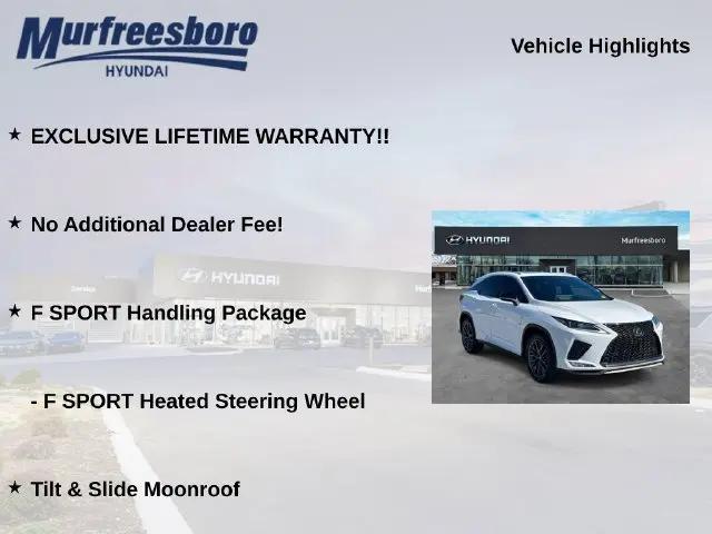 2022 Lexus RX 350 F SPORT Handling