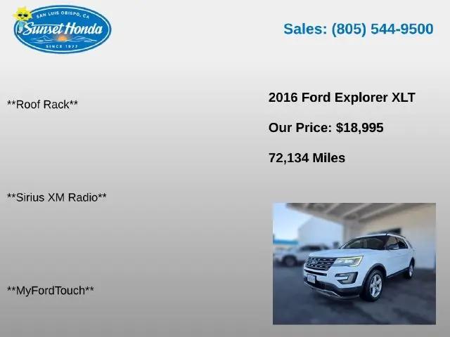 2016 Ford Explorer XLT