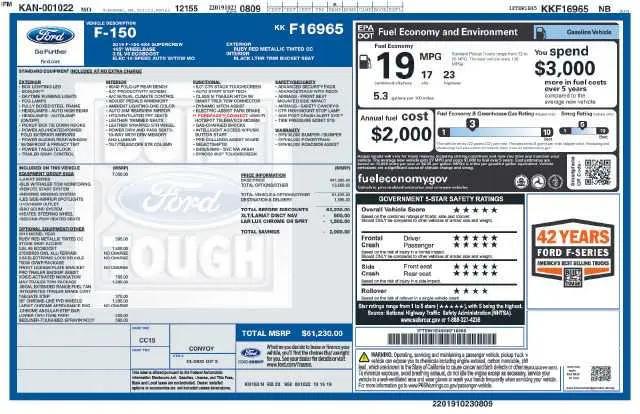 2019 Ford F-150 LARIAT