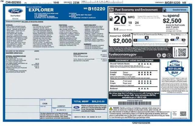 2021 Ford Explorer Platinum