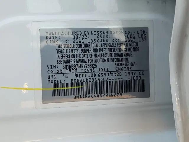 2022 Nissan Sentra SV Xtronic CVT