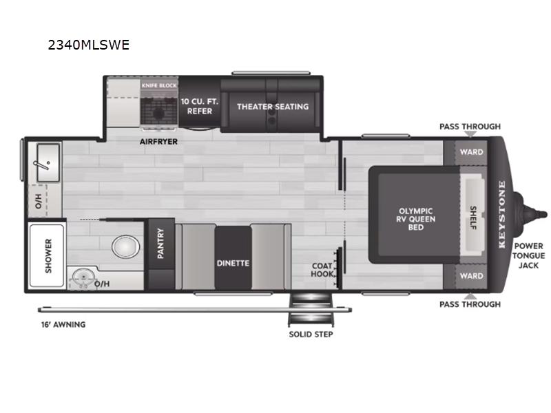 2027 Keystone RV SPRINGDALE 2340MLSWE TRAVEL TRAILER