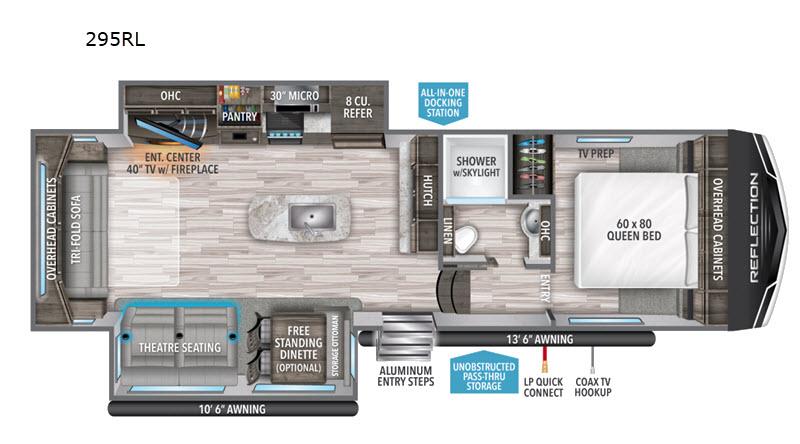 2021 Grand Design Reflection 295RL FIFTH WHEEL