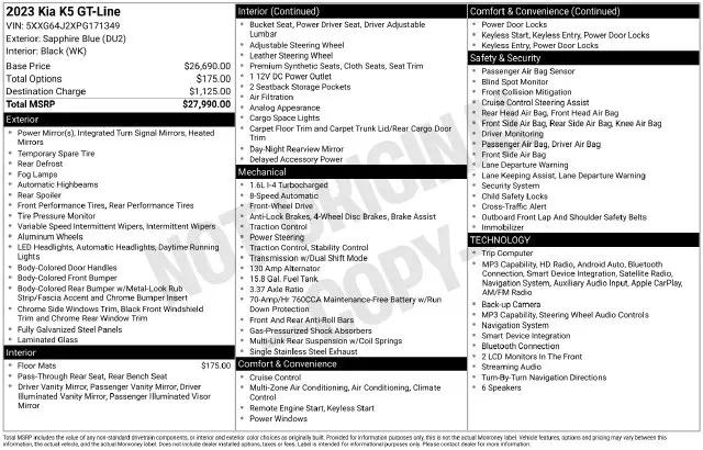 2023 Kia K5 GT-Line for sale near Norwalk, OH