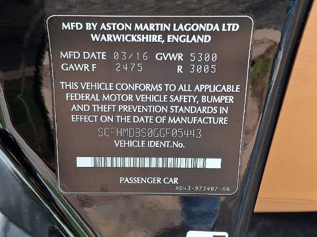 2016 Aston Martin Rapide S Base