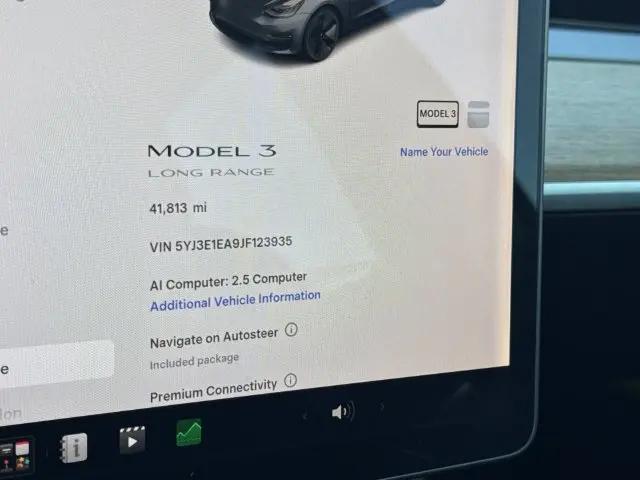 2018 Tesla Model 3 Long Range