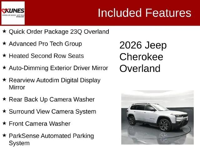 2026 Jeep Cherokee Overland 4x4