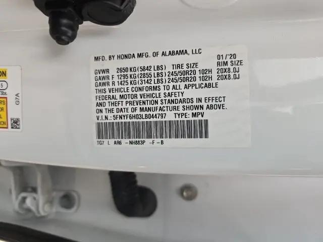 2020 Honda Pilot AWD Elite