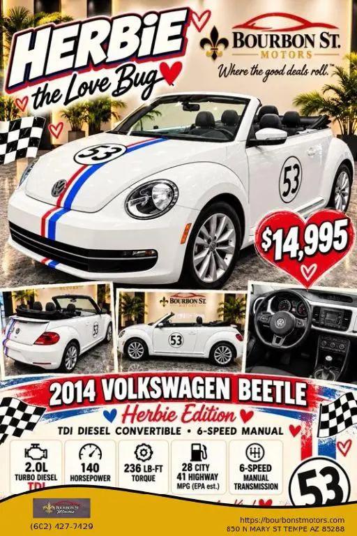 2014 Volkswagen Beetle 2.0L TDI for sale in Tempe, AZ