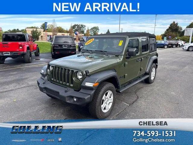 2022 Jeep Wrangler Unlimited Sport S 4x4 for sale in Chelsea, MI
