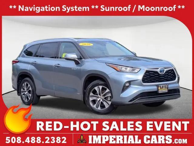2020 Toyota Highlander Hybrid XLE for sale in Milford, MA