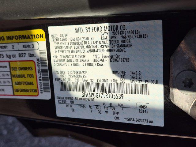 2020 Ford Fusion S