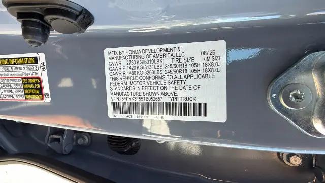 2026 Honda Ridgeline RTL