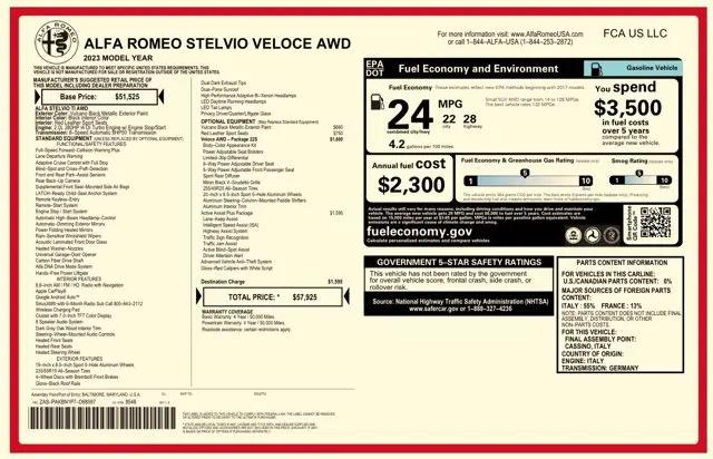 2023 Alfa Romeo Stelvio Veloce AWD for sale in Greenwich, CT