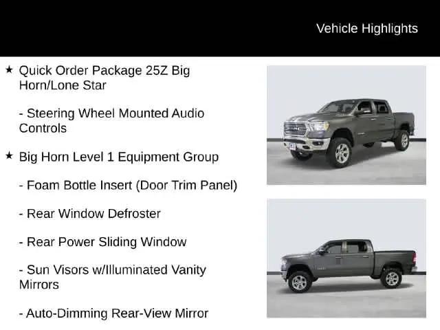 2019 Ram 1500 Big Horn/Lone Star Crew Cab 4x4 57 Box