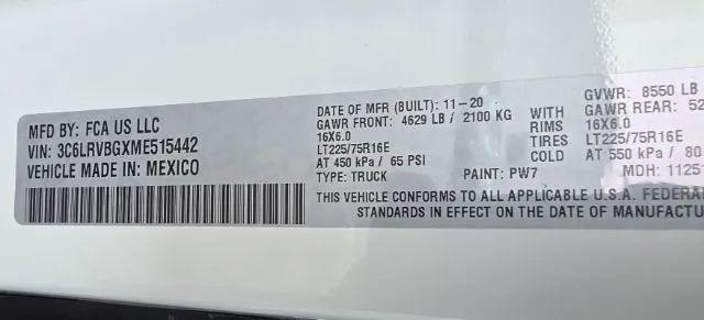 2021 Ram ProMaster Cargo Van High Roof 136 WB
