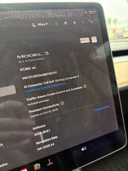 2021 Tesla Model 3 Standard Range Plus Rear-Wheel Drive