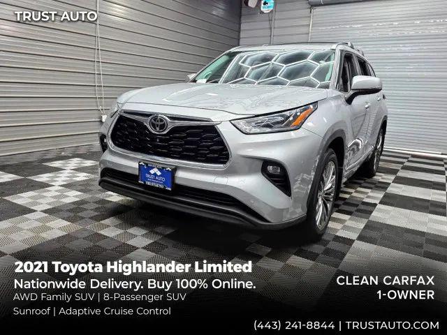 2021 Toyota Highlander Limited for sale in Sykesville, MD