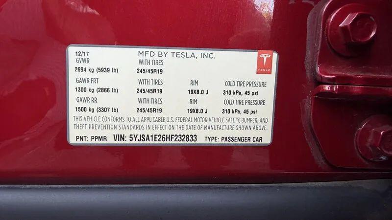 2017 Tesla Model S P100D