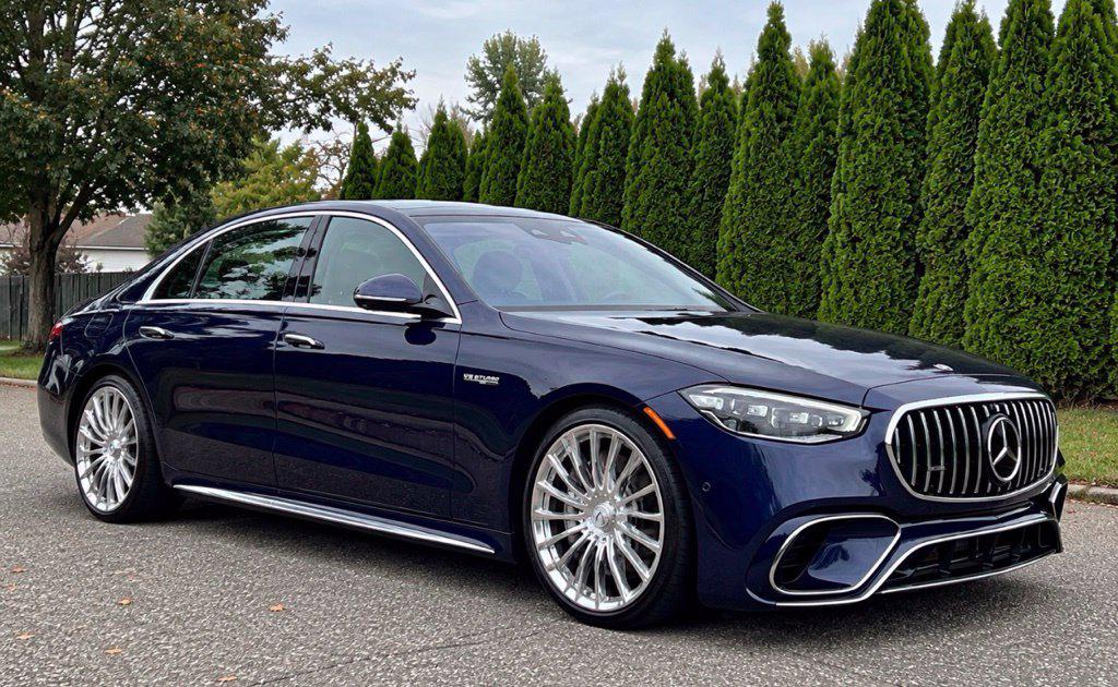 MANUFAKTUR Signature Mystic Blue Metallic 2024 Mercedes-Benz S-Class Sedan All-Wheel Drive 9-Speed Automatic