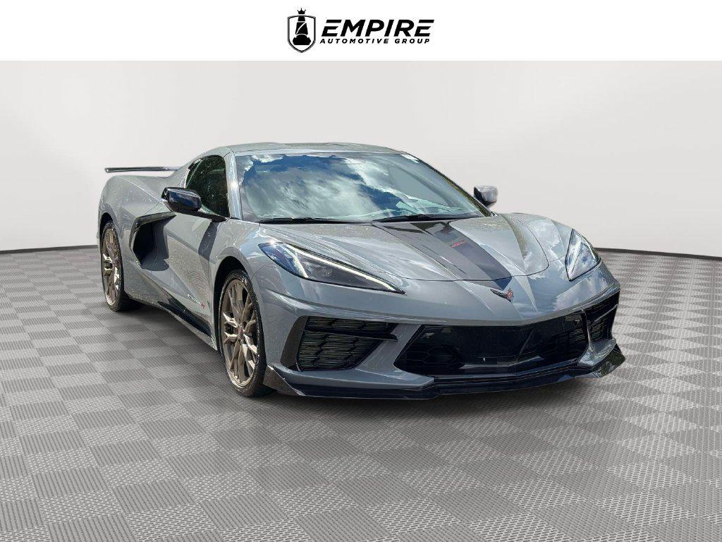 Sea Wolf Gray Tricoat 2025 Chevrolet Corvette Coupe Rear-Wheel Drive 8-Speed Dual Clutch