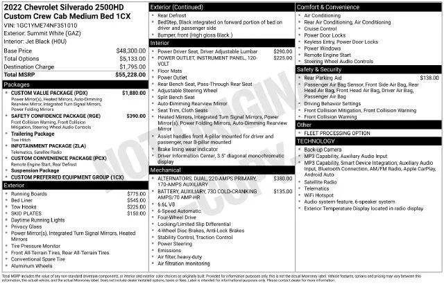 2022 Chevrolet Silverado 2500HD 4WD Crew Cab Standard Bed Custom for sale in Raynham, MA