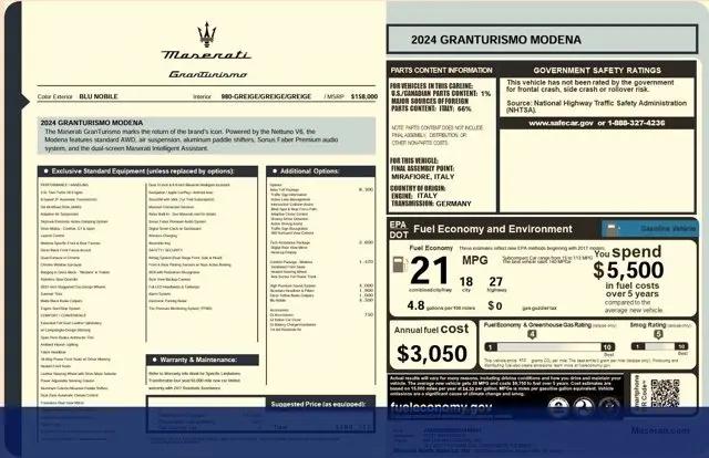 2024 Maserati GranTurismo Modena for sale in Greenwich, CT