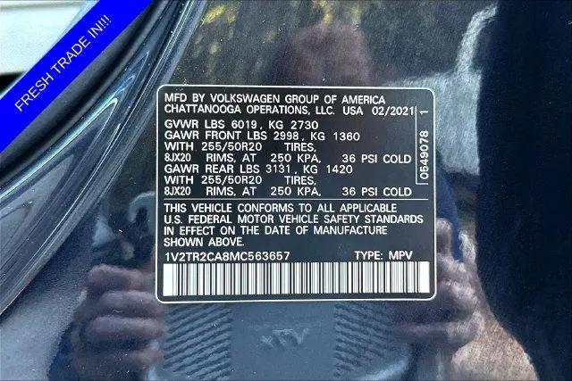 2021 Volkswagen Atlas 3.6L V6 SEL Premium