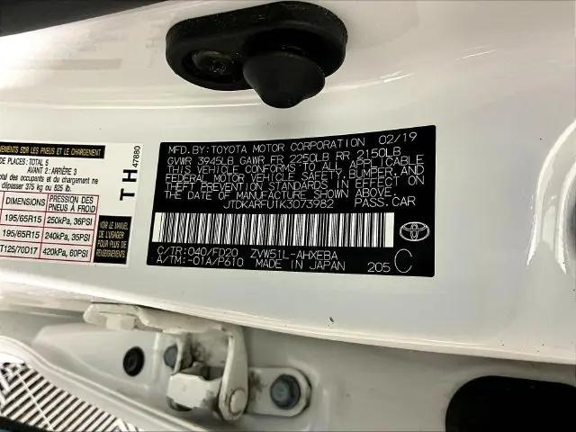 2019 Toyota Prius L Eco